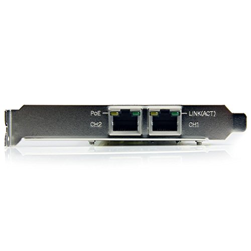 StarTech.com Dual Port PCI Express Gigabit Ethernet Network Card Adapter 2 Port PCIe NIC 10/100/100