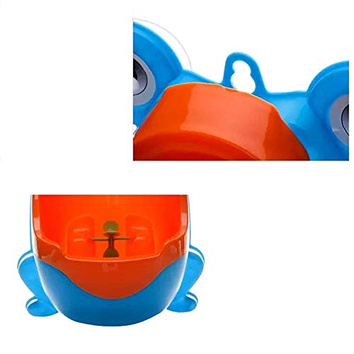 Nicedeal Cute Frog Children Potty Toilet Training Kids Urinal for Boys Pee Trainer Bathroom (Blue) Pet Dog Supplies
