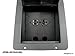 ProCraft Pro Audio Recessed Floor Pocket Box. Loaded AC Duplex and PrePunched for 2 
