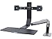Ergotron – WorkFit-A Dual Monitor Standing Desk Converter, Sit Stand Workstation for Tabletops – No Worksurface
