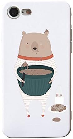 iPhone 7 Plus Case, Txibi Cute Animal Soft Design Flexible TPU Slim Phone Protect Case Cover for iPhone 7 Plus 5.5 Inch (B)