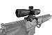 Monstrum 4x30 Ultra-Compact Rifle Scope with Illuminated Range Finder Reticle | Black