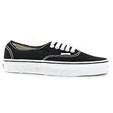 VANS Unisex Authentic Black Canvas VN000EE3BLK Mens 7