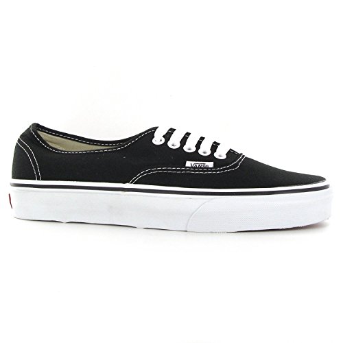 VANS Unisex Authentic Black Canvas VN000EE3BLK Mens 7