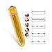 Mini Vibrator for Women/Bullet Vibrating Massager/Multi-Speed Electric Wireless Portable Toys 10 Speed ,Powerful Waterproof (Gold) - Apriller