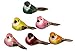 Artificial Bird Fake Craft Floral Birds 12 Pc Alice