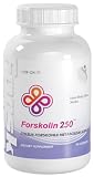 Forskolin 250 Forskolin Coleus Forskohlii Root 10% Extract: Weight Loss Pills 1 Bottle Contains 90 Capsules One Capsule Per Serving Yielding 25mg Active Forskolin - Two Capsules Per Serving Yielding 50mg Active Forskolin by New You Vitamins