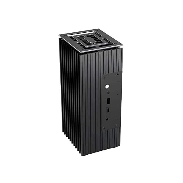 Akasa Turing FX | for Intel 10th Gen NUC (Frost Canyon) | Pure Aluminium Case | Internal M.2 SSD Heatsink | Passive CPU…