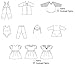 Kwik Sew K2921 Dolls Clothes Sewing Pattern, Size Fits 18-Inch Dolls