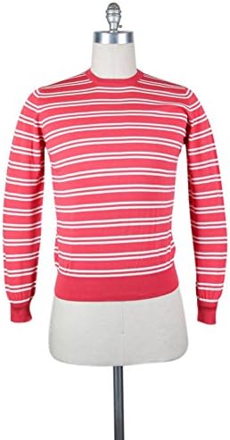 New Finamore Napoli Pink Cotton Sweater Small/48