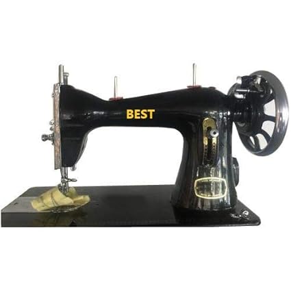 Best Sewing Machine Cast Iron Tailor Model Sewing Machine Head with Handle, 44x33x22cm(Black)