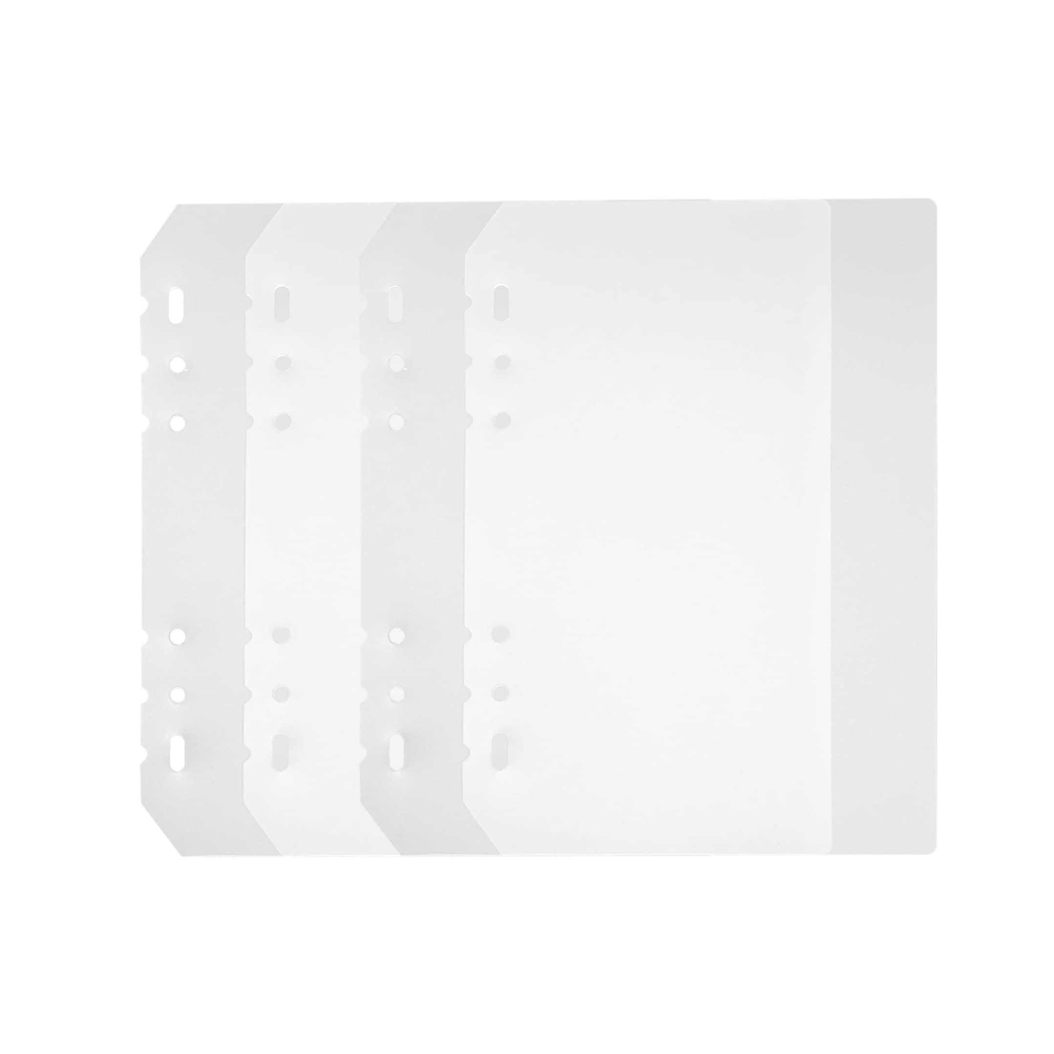 Zelten Refills/Loose Leaves for A5 Cover Ring Binder/Personal Organiser/Planner(A5 6 Holes, Divider 4 PCS)