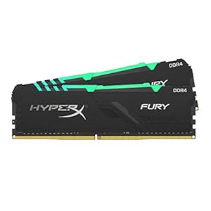 HyperX FURY HX432C16FB3AK2/64 Geheugen 3200 MHz DDR4 CL16 DIMM 64 GB Kit (2 x 32 GB) RGB