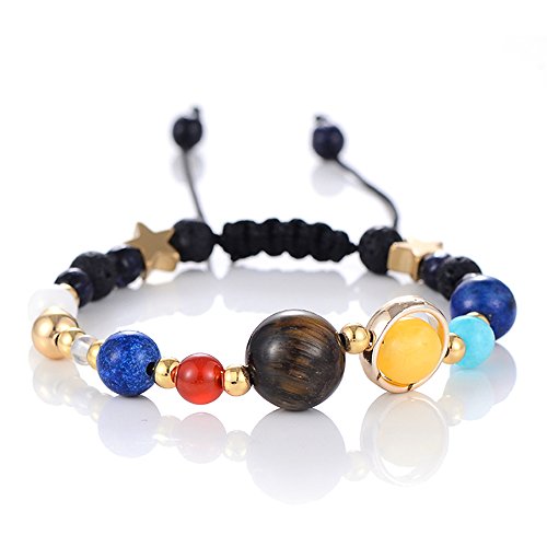 Joya gift adjustable "guardian bracelet" beaded gemston…