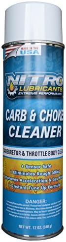Carburetor and Choke Cleaner - Automotive Carb, Throttle Body, Sensor, and Wire Spray Cleaner - Safe for Small Engine Cleaning 2 and 4 Stroke/Cycle Motors (12 Cans)