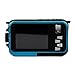 PowerLead Double Screens Waterproof Digital Camera 2.7-Inch Front LCD with 2.7-Inch Camera Easy Self Shot Camera