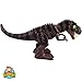 CifToys Ultimate Tyrannosaurus Rex Dinosaur Toys–Large & Realistic Jurassic T-Rex Action Figure with Real Sounds, Walking, Moving & Glowing Dino Figurine, Battery Powered (Brown)