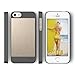 elago iPhone SE case, [Outift Matrix][Dark Grey/Champagne Gold] - [Premium Hybrid Construction][Diamond-Cut Aluminum][Spark Design Award] - for iPhone SE/5/5S