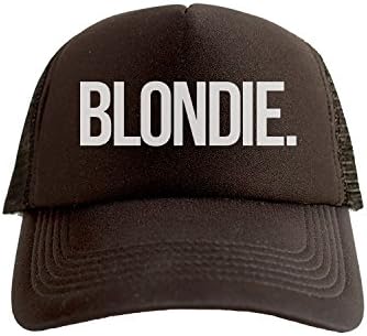 Blondie Cool Swag Hip Hop Print Trucker Hat Cap Black