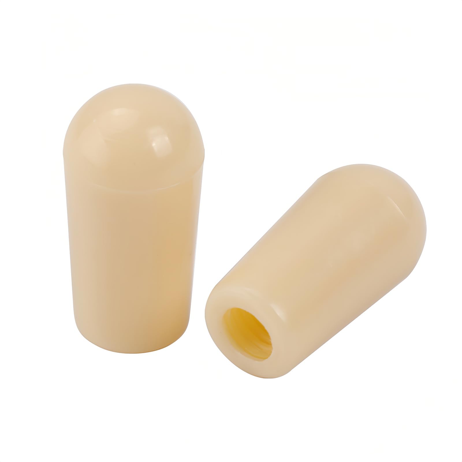 Banworks Guitars 3-Way Switch Tip 4mm (5/32") Metric Pickup Selector Switch Caps M4 Toggle Switch Knob Tip Caps for Epiphone EPI Les Paul LP SG Electric Guitars Pack of 2 JT/DWQM-03 Cream