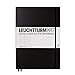 LEUCHTTURM1917 - Notebook Hardcover Master Classic A4+ - 235 Numbered Pages for Writing and Journaling (Black, Ruled)