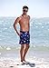 Mens Ships Printed Swim Trunks Polyester Quick Dry Beach Shorts Colorful Size Medium