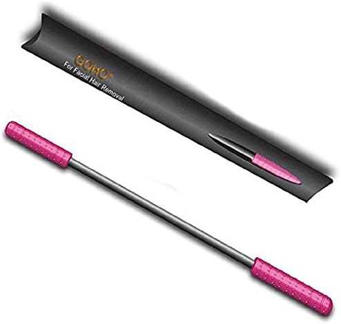 BULLKEYS Facial Hair Removal Epilator For Women - Effectively Remove Unwanted Face Hair Without The Use of Tweezers or Expensive Laser Treatment, Waxing & Threading Systems -Save Money & Safe (PINK)