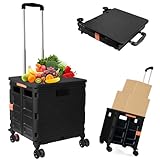 Foldable Utility Cart Folding Portable Rolling