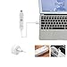 TEKITSFUN Pet Nail Grinder, Rechargeable Electronic USB Nail Trimming Clipper with Two Speed Mode, Three Ports Options for Birds, Rabbits, Cats, Small, Medium and Large Dogs