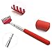 4Home Retractable Back Scratchers Stainless Steel with Non Slip Handle Extends 27 Inches Assorted Colors, Set of 5