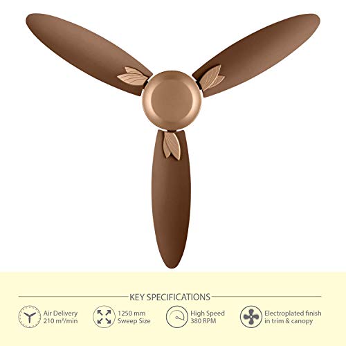 Buy Usha Bloom Daffodil Goodbye Dust Ceiling Fan 1250mm Sparkle