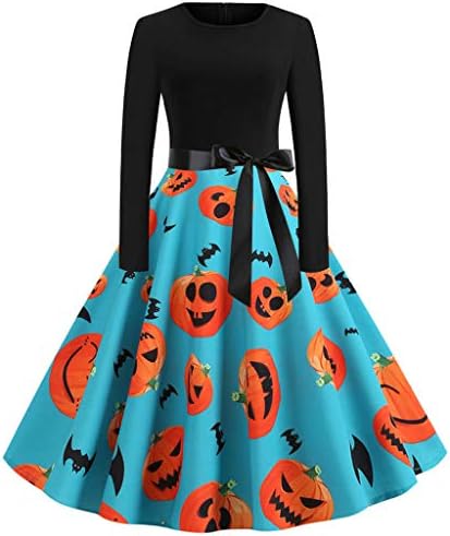 Halloween Clearance ! JSPOYOU Women Long Sleeve Fashion Pumpkin Lace Patchwork Asymmetrical Tops Blouse