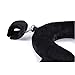 WJkuku 1 Dice &1 T-Back Fetish Bed Bondage Restraint Soft Pillow Ankle Cuffs Hand Cuffs for Couples Love Games -Black