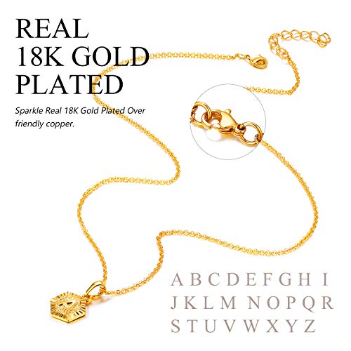 U7-Women-Girls-Tiny-Hexagon-Initial-Necklace-Platinum18K-Gold-Plated-Name-Alphabet-Jewelry-Dainty-Letter-Pendant-Embossed-Grain-Monogram-Necklace-A-to-ZOffer-Custom-Engrave-Back-Side