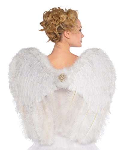 Angel Deluxe Feather Wings Costume Accessory