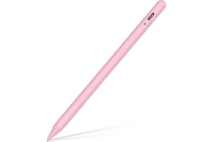 BONZATA Pencil 2nd Generation for iPad Magnetic Wireless Charging, Pencil for Apple with Tilt Sensitivity &Palm Rejection, Stylus Pen for iPad Compatible with iPad/Mini 5/6, Air 3/4/5, Pro 11"&12.9" Pink