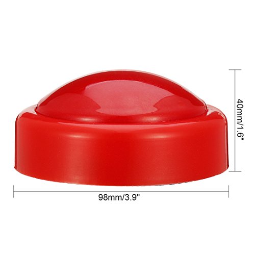 uxcell Tap Lights Battery Powered Touch Sensor LED Lamp Push Night Light Wireless Stick-on 3.9inch Red Colored 2 Packs for Closet Cabinet Bedroom Storage Shed Hallway Stair Car