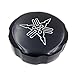 XKH- Motorcycle Black Front Master Cylinder Fluid Reservoir Cap Cover