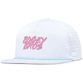 Bogey Bros Golf Hat for Men &ndash; Performance Snapback Cap, Breathable Poly Spandex, Sweat Resistant, Structured Fit
