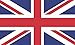 StickerTalk British Flag Vinyl Sticker, 5 inches by 3 inches
