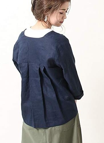 Amazon コーエン レディース Coen フレンチリネンジャケット Navy Large コート ジャケット 通販