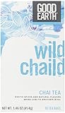 Good Earth Wild Chaild Chai Tea, 18 Count Tea Bags (Pack of 6)