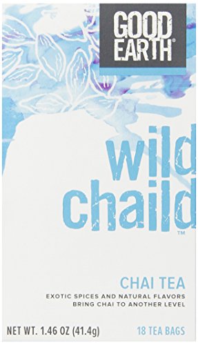 Good Earth Wild Chaild Chai Tea, 18 Count Tea Bags (Pack of 6)