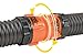 Camco RhinoFLEX Swivel Coupler Fitting with Two Locking Rings - Easily Connect RhinoFLEX Sewer Hoses | Locking Ring Secures Fitting to Hose | Fits in 4