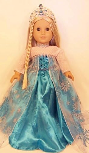 18 Inch Doll Clothes Elsa Princess Dress & Cape Frozen Fits American Girl Doll ~ Disney Inspired !