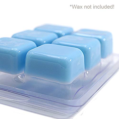 DGQ Wax Melt Molds 50 Packs Clear Empty Plastic Wax Melt Clamshells