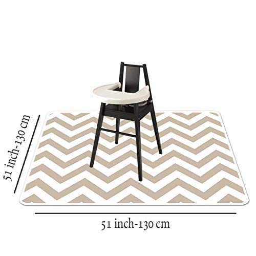 Baby Splat Mat for Under High Chair Floor Mat Splash Mat, Waterproof