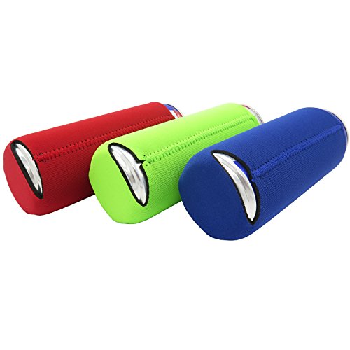 Slim Can Sleeves - Set of 6 Can Neoprene Beverage Coolers (Classic)