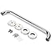 ALUONI Concealed Mount Safety Bath and Shower Grab Bar, Bright Stainless Steel (1-1/4-Inch by 16-Inch)