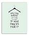 CRYSTAL CANVAS Cute Dress Hanger Quote Prints - Set of 6 (8x10 Inches) Glossy Wall Art Decor Photos Fashion Silhouette Typography
